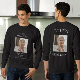 In liebevollem Erinnerung Oma Foto Sweatshirt