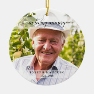 In liebevollem Gedächtnis-Begräbnis-Beileid Keramik Ornament