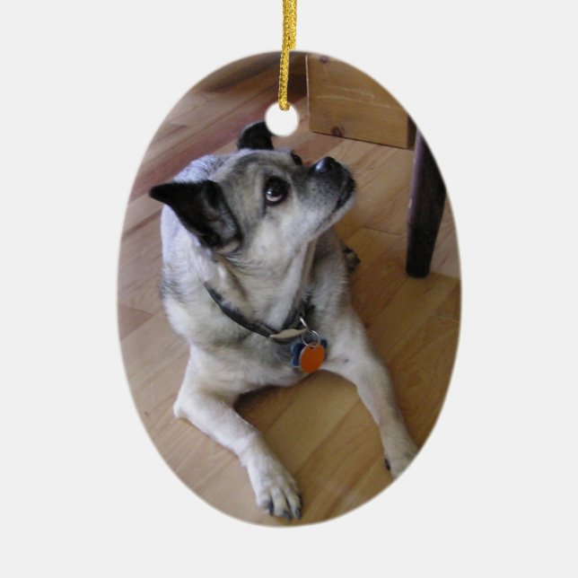 In liebevollem Gedächtnis (Chi) Keramik Ornament (Vorne)