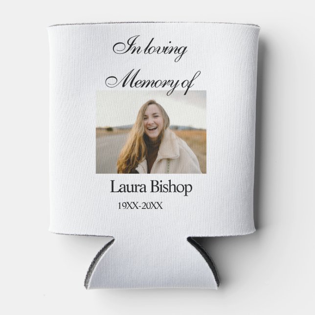 In liebevollem Gedächtnis der Beerdigung Keepake N Dosenkühler (Vorderseite)