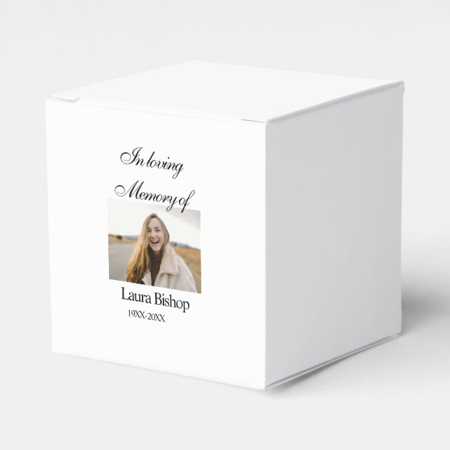 In liebevollem Gedächtnis der Beerdigung Keepake N Geschenkschachtel (Vorderseite)