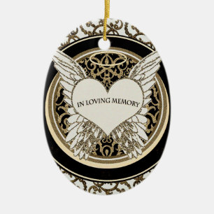 In liebevollem Gedächtnis Keramik Ornament
