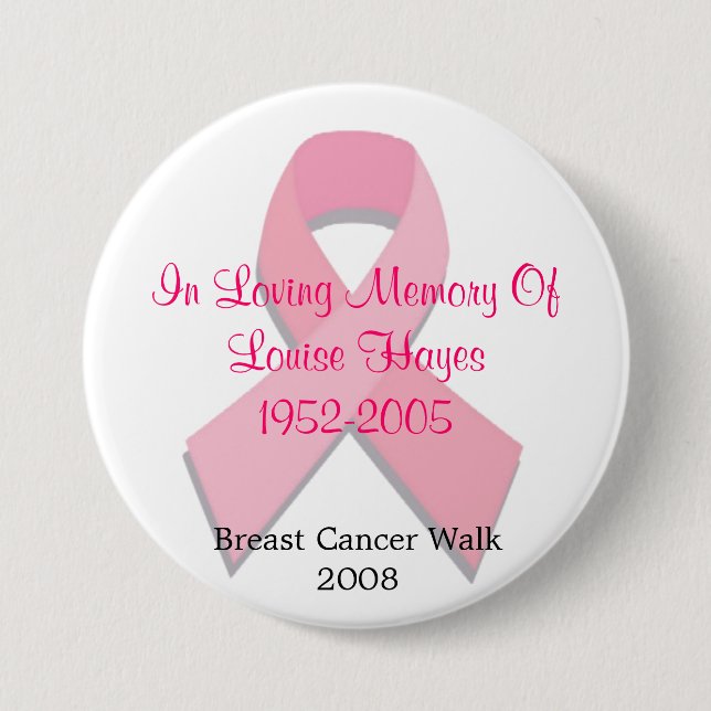 In liebevollem Gedächtnis-Knopf Button (Vorderseite)