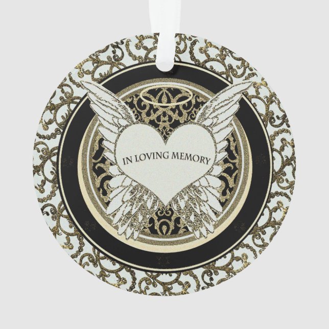In liebevollem Gedächtnis Ornament (Rückseite)