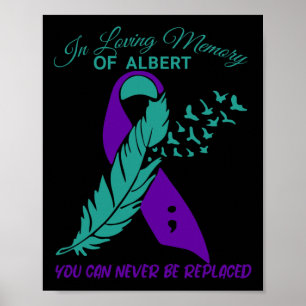 In liebevollem Gedenken Selbstmordpräventionsbewus Poster
