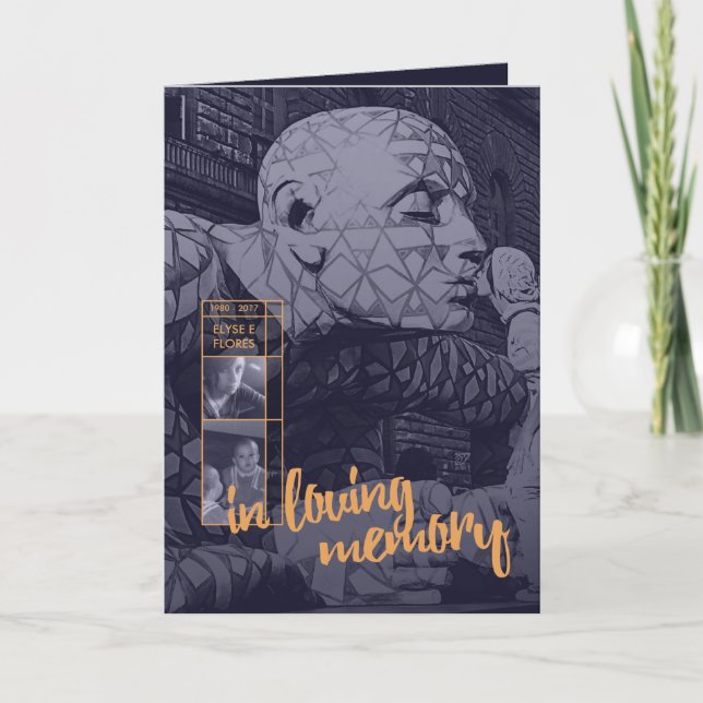 in liebevollen Ankündigungen von Gedächtnisbeerdig (Vorderseite)