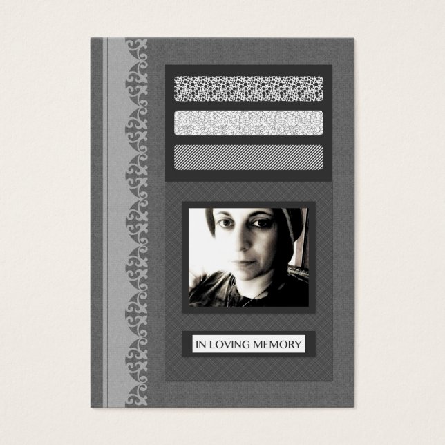 in liebevollen Ankündigungen von Gedächtnisbeerdig (Vorderseite)