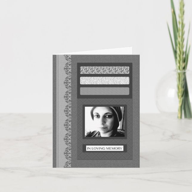 in liebevollen Ankündigungen von Gedächtnisbeerdig (Vorderseite)