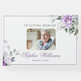 In liebevollen Erinnerungen Lavendel Gästebuch