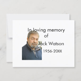 In liebevoller Erinnerung an das Jahr des Namens F Postkarte