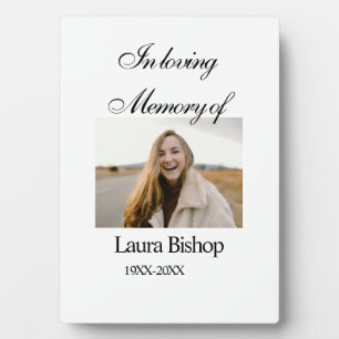 In liebevoller Erinnerung an Funeral-Andenken Name Fotoplatte