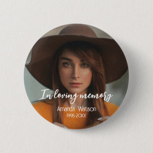 In liebevoller Erinnerung Gedenkfeier Beerdigung Button
