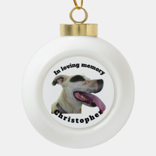 In liebevoller Erinnerung Keramik Ball Weihnachtss Keramik Kugel-Ornament