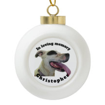 In liebevoller Erinnerung Keramik Ball Weihnachtss