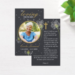 In liebevoller Erinnerung Löwenzahn Foto Trauergeb