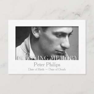 In liebevoller Gedächtnis-Schablonen-Feier des Einladung