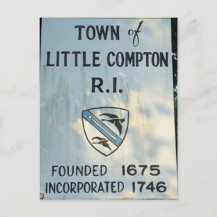 In Little Compton, RI Postkarte