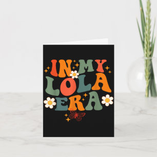 In lola era retro groovy Familie für Oma Karte