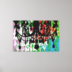 In Love Chandelier ~XLARGE 60X40 Leinwand 2,5" dic