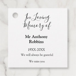 In Love Erinnerung an Namensbeerdigung Erinnerung  Geschenkanhänger