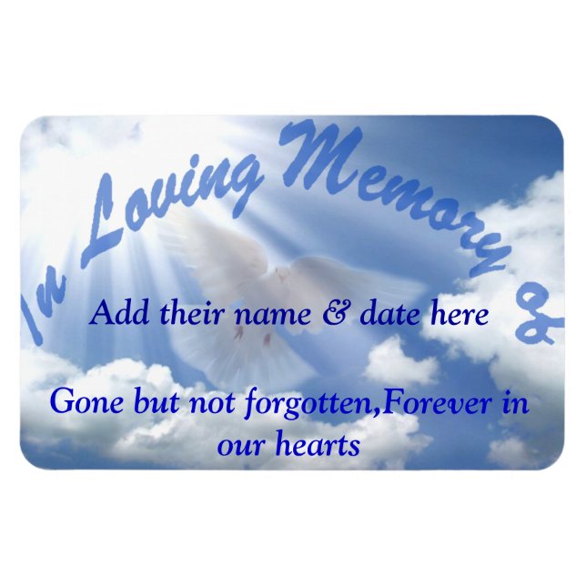 In Love Memories of..Premium Flexi Magnet (Horizontal)