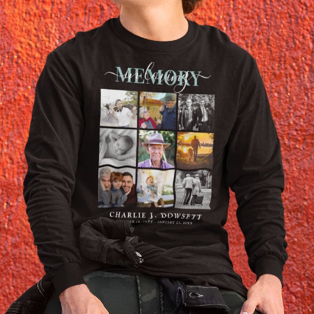 In Love Memory 9 Foto Collage Memorial Tribute Sweatshirt (Von Creator hochgeladen)