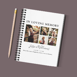 In Love Memory | 9 FOTO | Memorial Guest Book Notizbuch