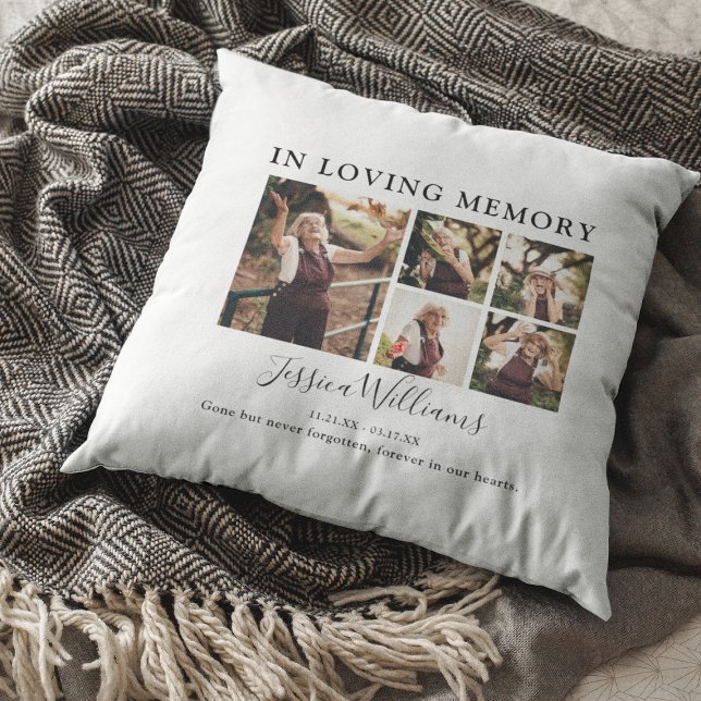 In Love Memory | 9 FOTO | Memorial Throw Pillow Kissen (Von Creator hochgeladen)