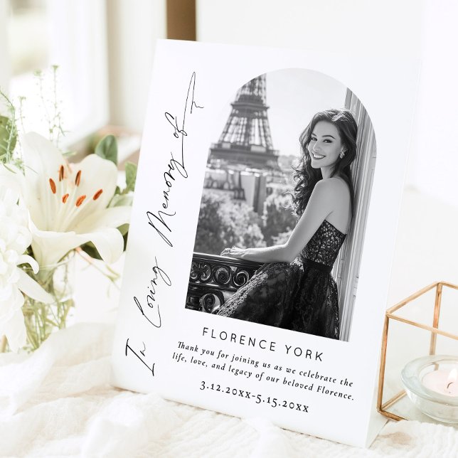 In Love Memory Arch Foto Begrüßung Sockelschild (Von Creator hochgeladen)