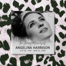 In Love Memory Beerdigung Button