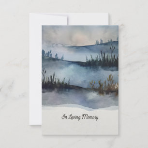 In Love Memory Beerdigung Einladung Handmade