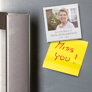 In Love Memory Beileid Foto Magnet