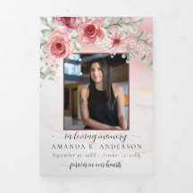 In Love Memory Blush Red Blume Beerdigung