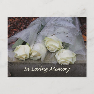 In Love Memory/Celebration of Life Invitation Postkarte