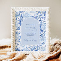In Love Memory | Chinoiserie Wedding Sign
