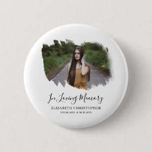 In Love Memory Custom Foto Memorial Beerdigung Button