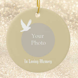 In Love Memory Dove Memorial Weihnachtsschmuck