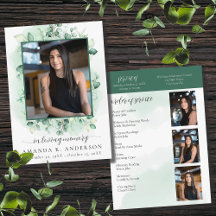 In Love Memory Eucalyptus Greenery Services