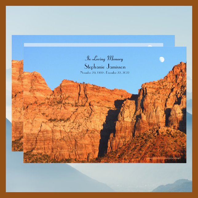 In Love Memory Feier des Lebens Einladung (Von Creator hochgeladen)