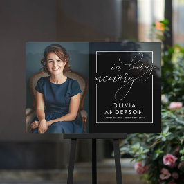 In Love Memory Foto Beerdigung Memorial Willkommen Acrylschild