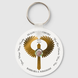 In Love Memory Foto behalten Sie sich vor, mit Fl Schlüsselanhänger