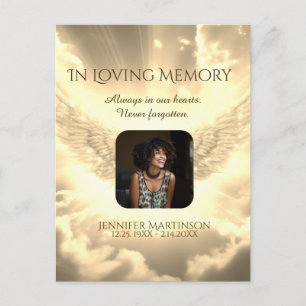 In Love Memory Foto Card Postkarte