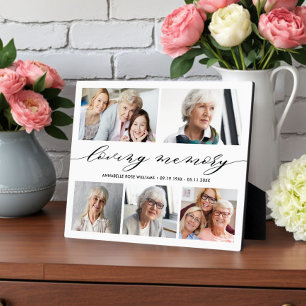 In Love Memory Foto Collage Memorial Keepake P Fotoplatte