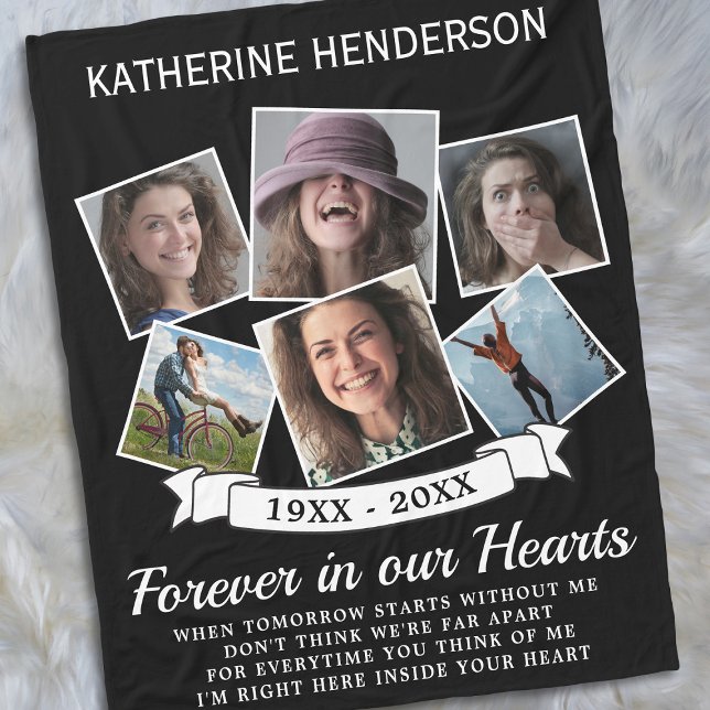 In Love Memory Foto Fleecedecke (Von Creator hochgeladen)