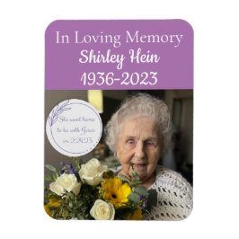 In Love Memory Foto Oma Christlich Magnet