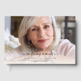 In Love Memory Full Foto Beerdigung Gästebuch