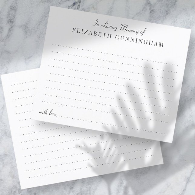 In Love Memory Funeral Classic Share A Memory (Von Creator hochgeladen)