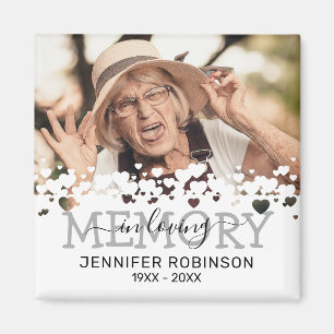 In Love Memory Funeral Gefallen Magnet