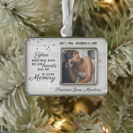 In Love Memory | Kostenvoranschlag für Foto-Collag Rahmen-Ornament Silber