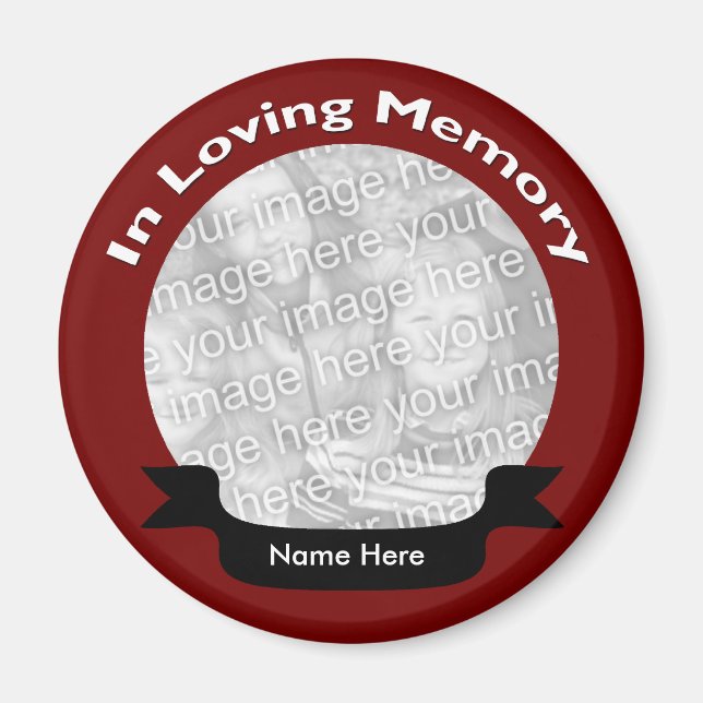 In Love Memory Magnet (Vorne)